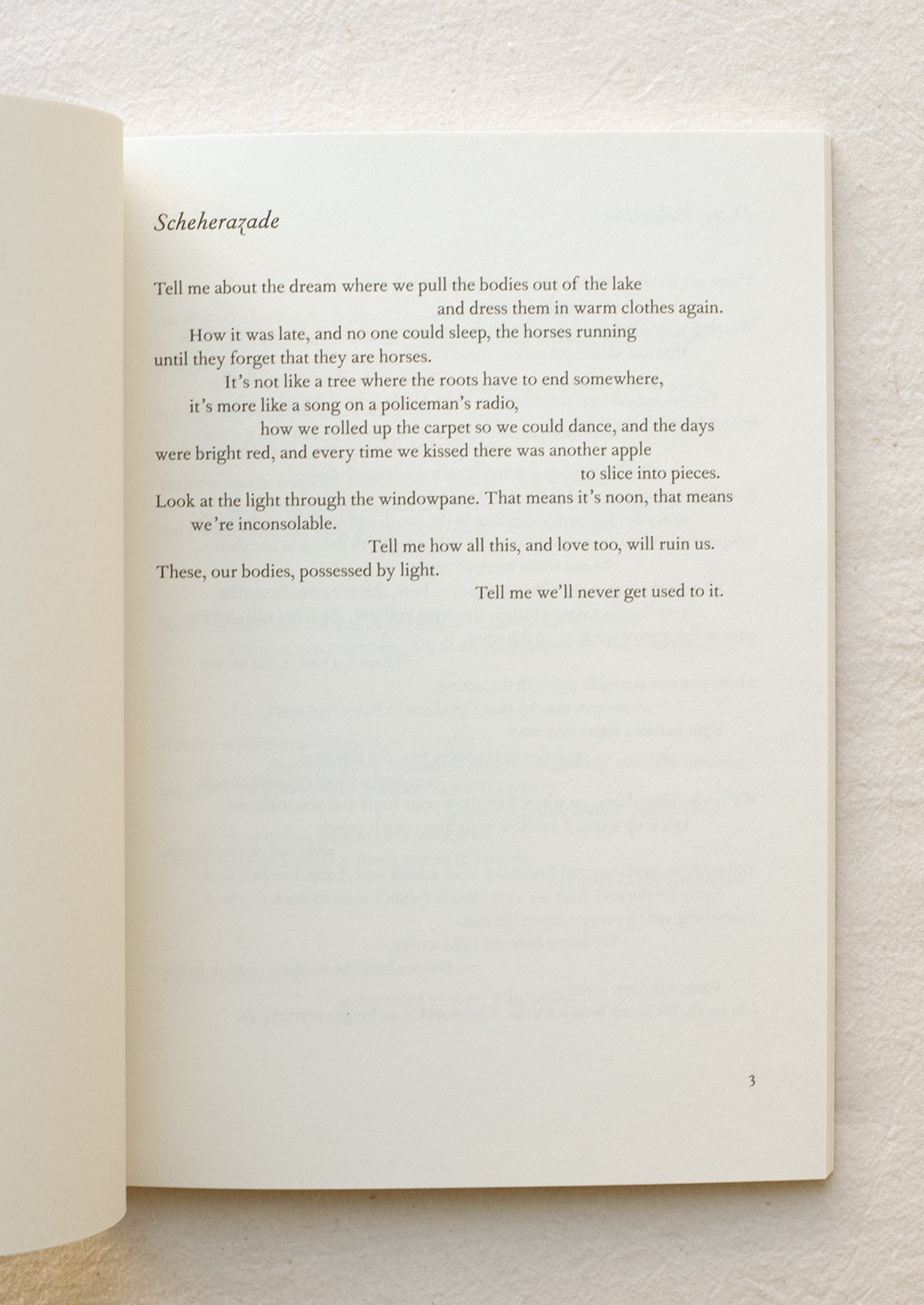 "Crush" paperback book by RIchard Siken.