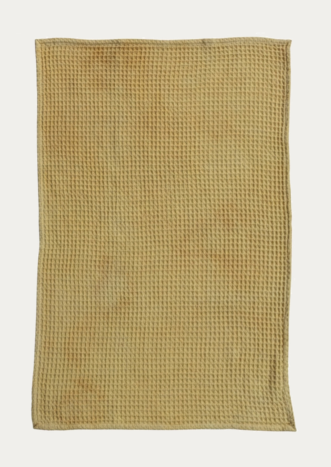 Yellow textured kitchen towel