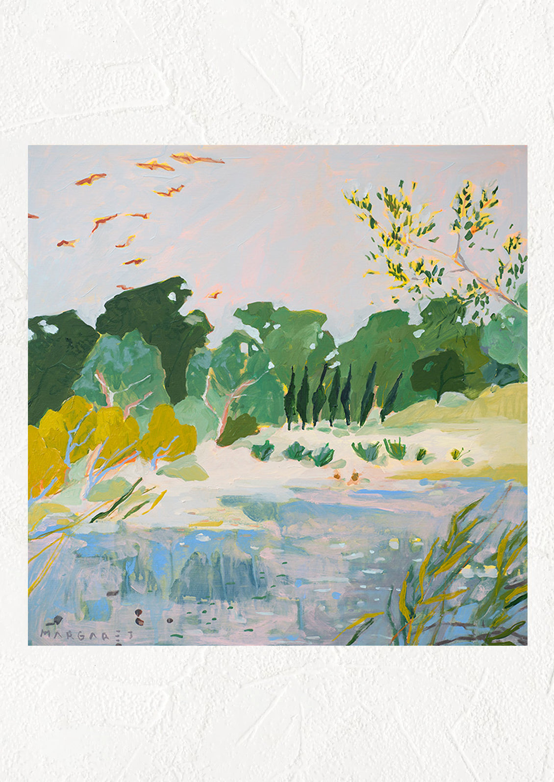 "Shallow Waters" art print.