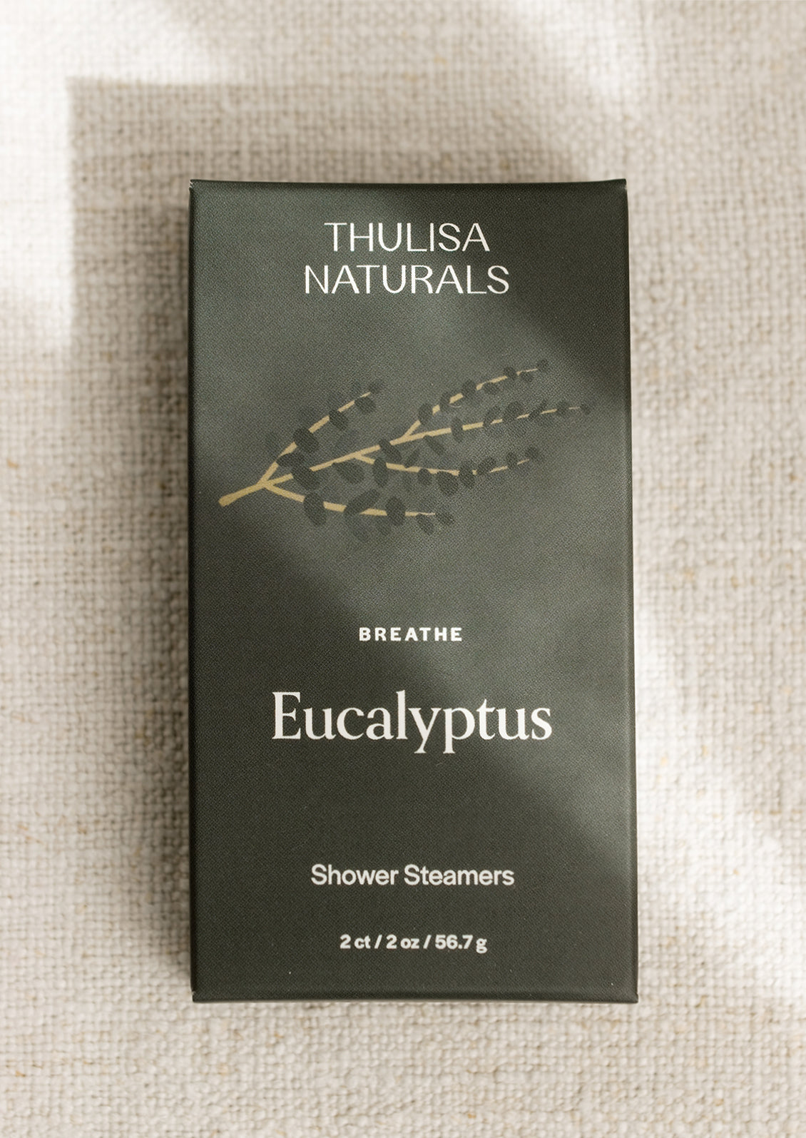 A 2 pack of shower steamers in eucalyptus scent.