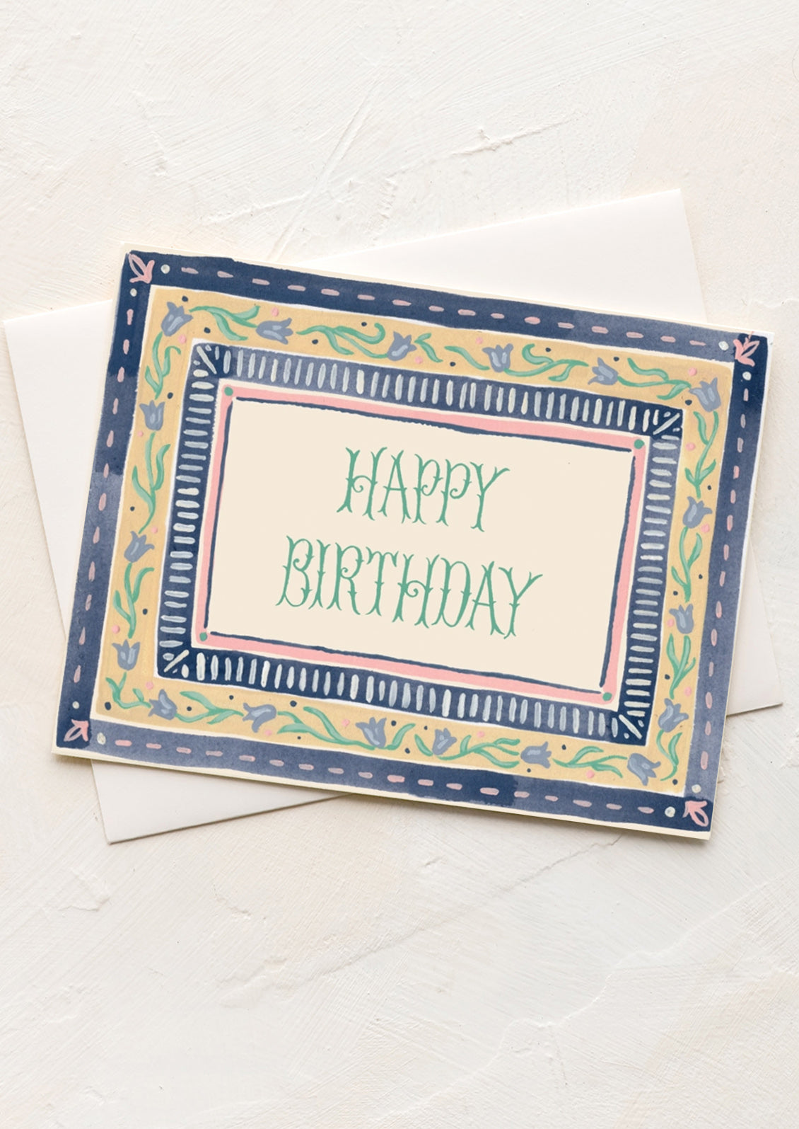 An illustrated birthday card.