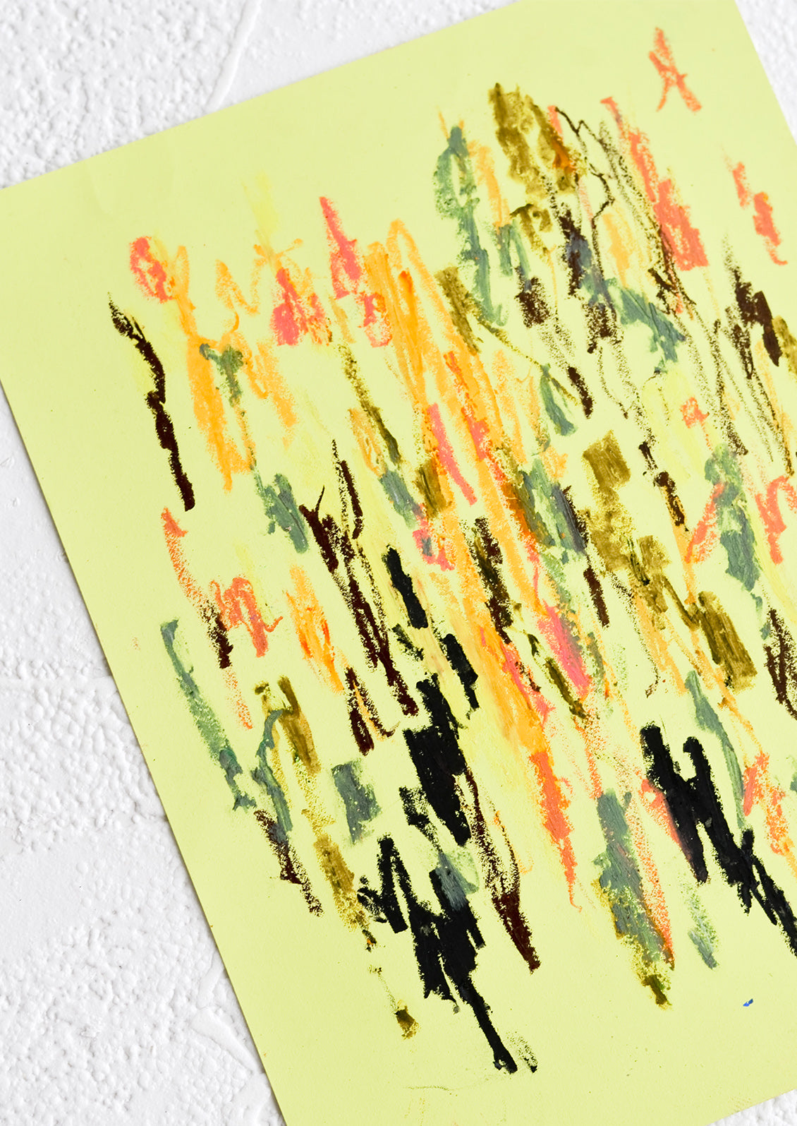 Textural detail of original abstract painting.