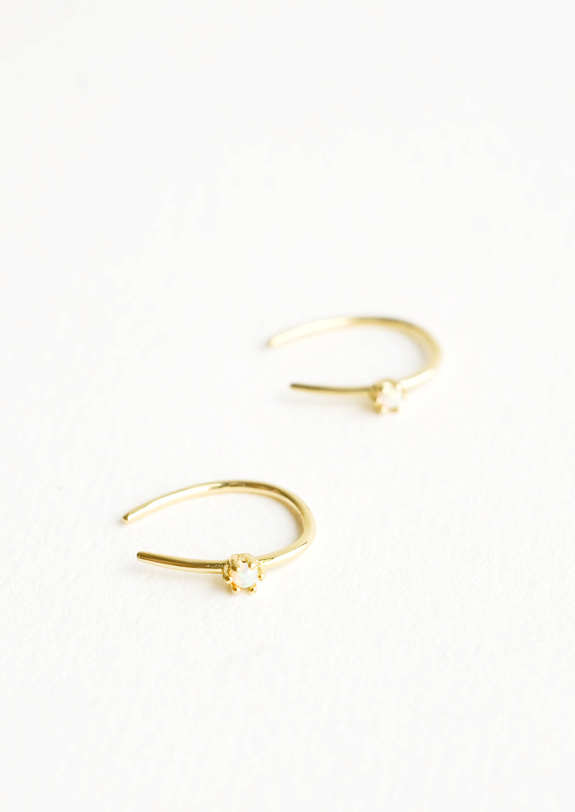 Opal Hook Earrings