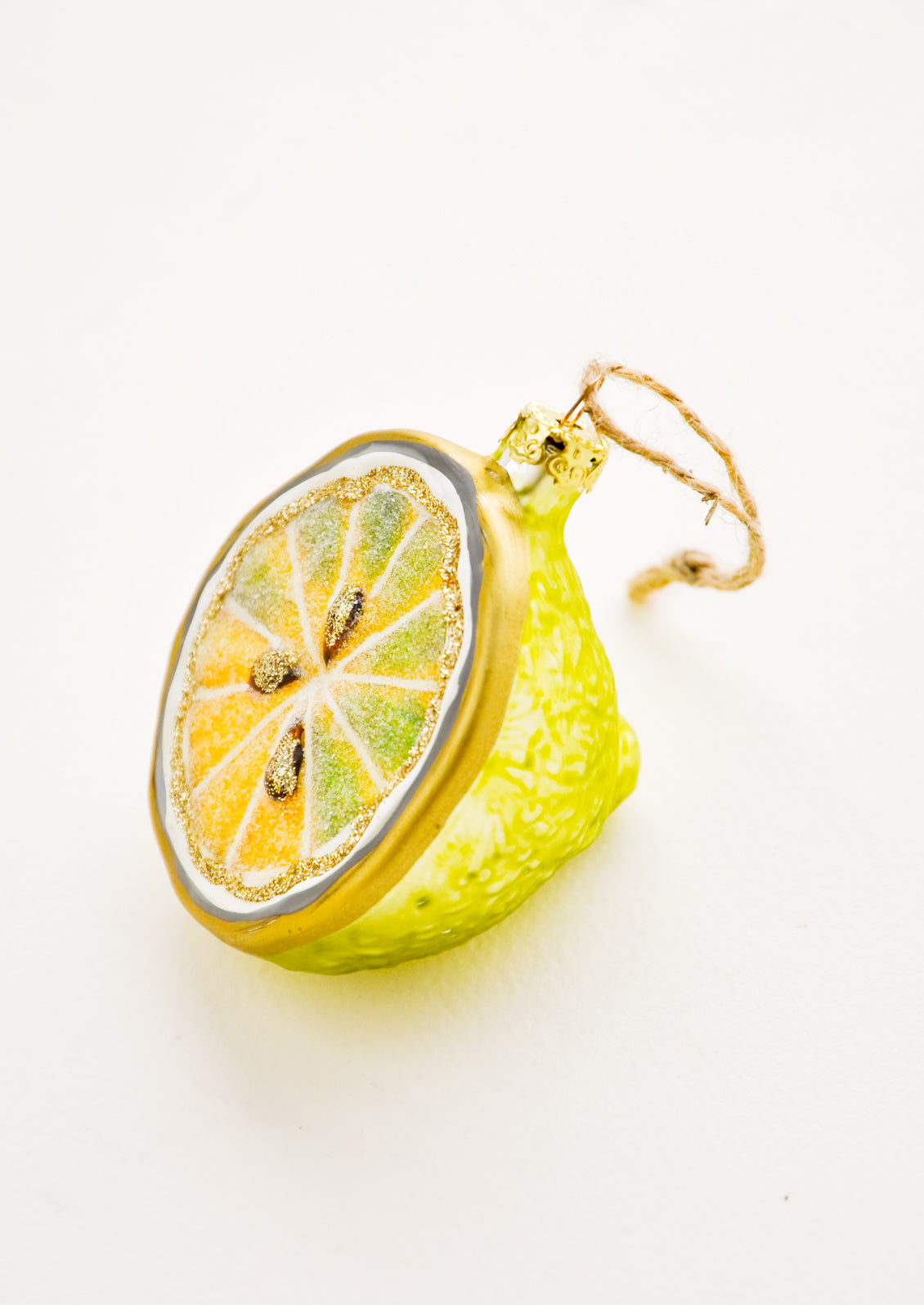 Sliced Lime Ornament in - LEIF