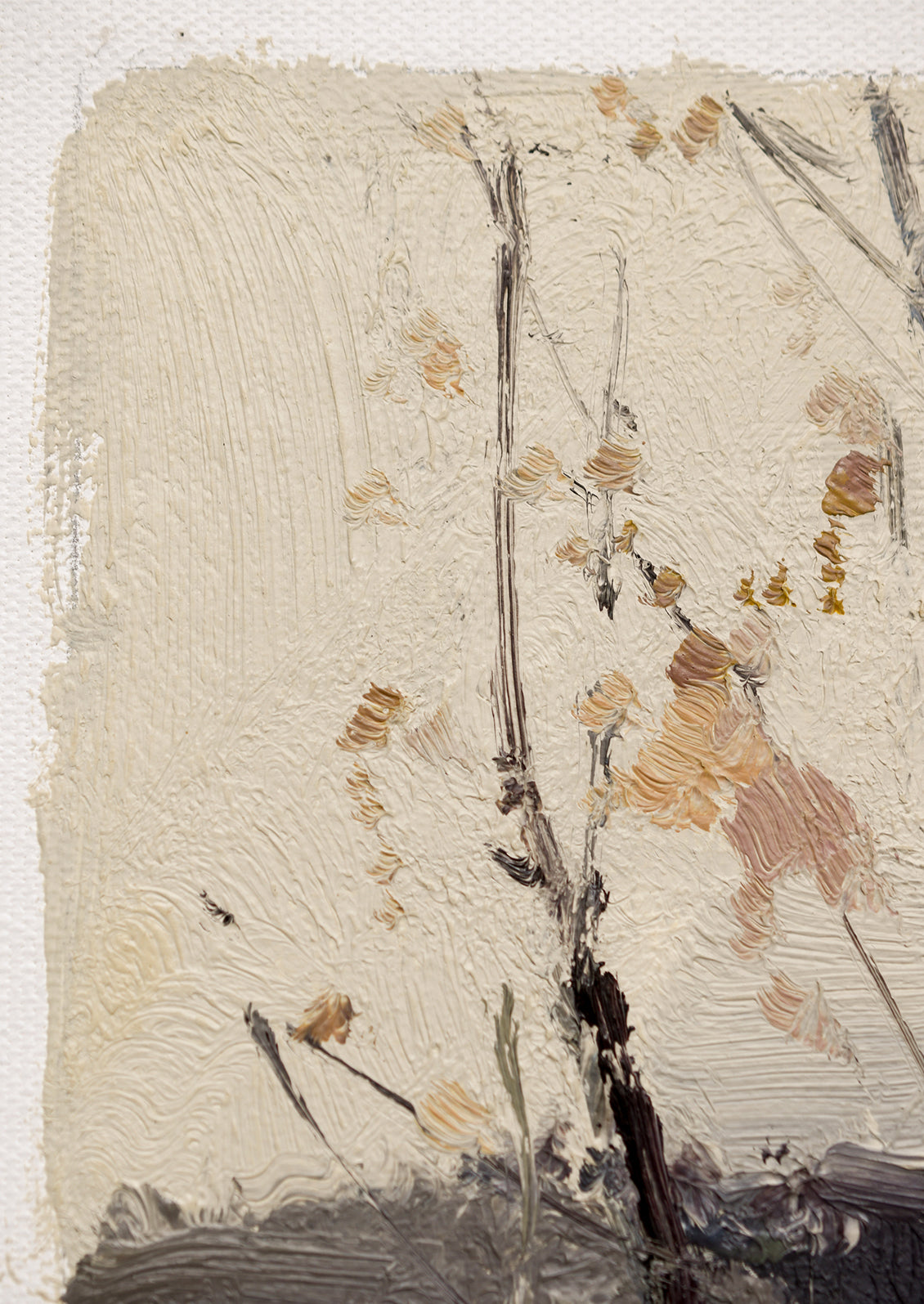 An original oil painting depicting a herd of sheep on a hill.