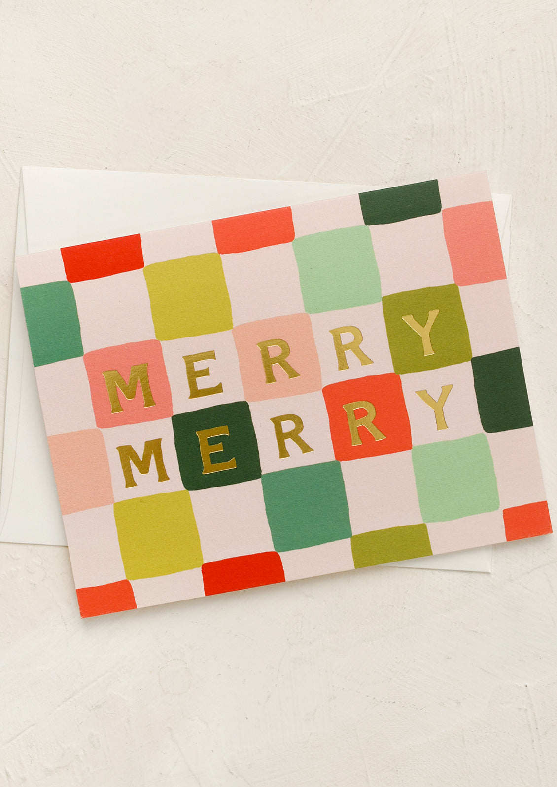 Merry Merry Checkers Card