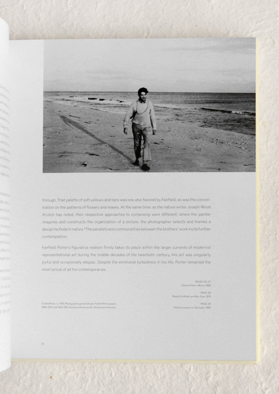A coffee table art book about the work of painter Fairfield Porter.
