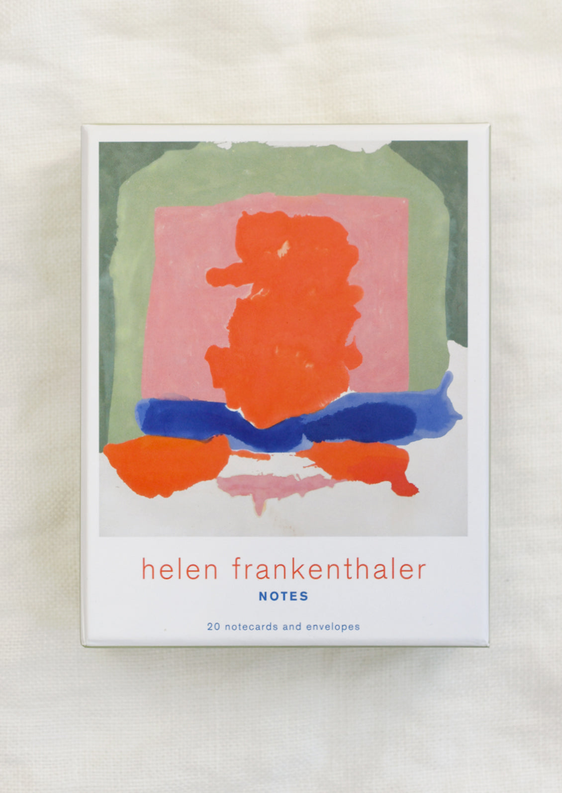 A box of Helen Frankenthaler notecards.