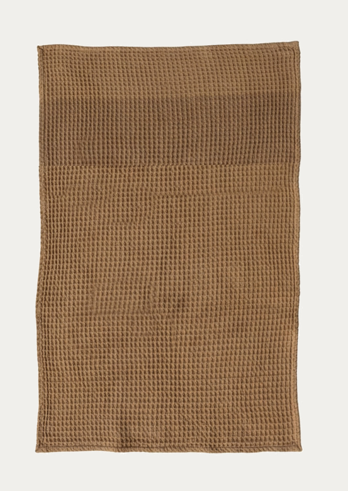 Brown textured tea towel