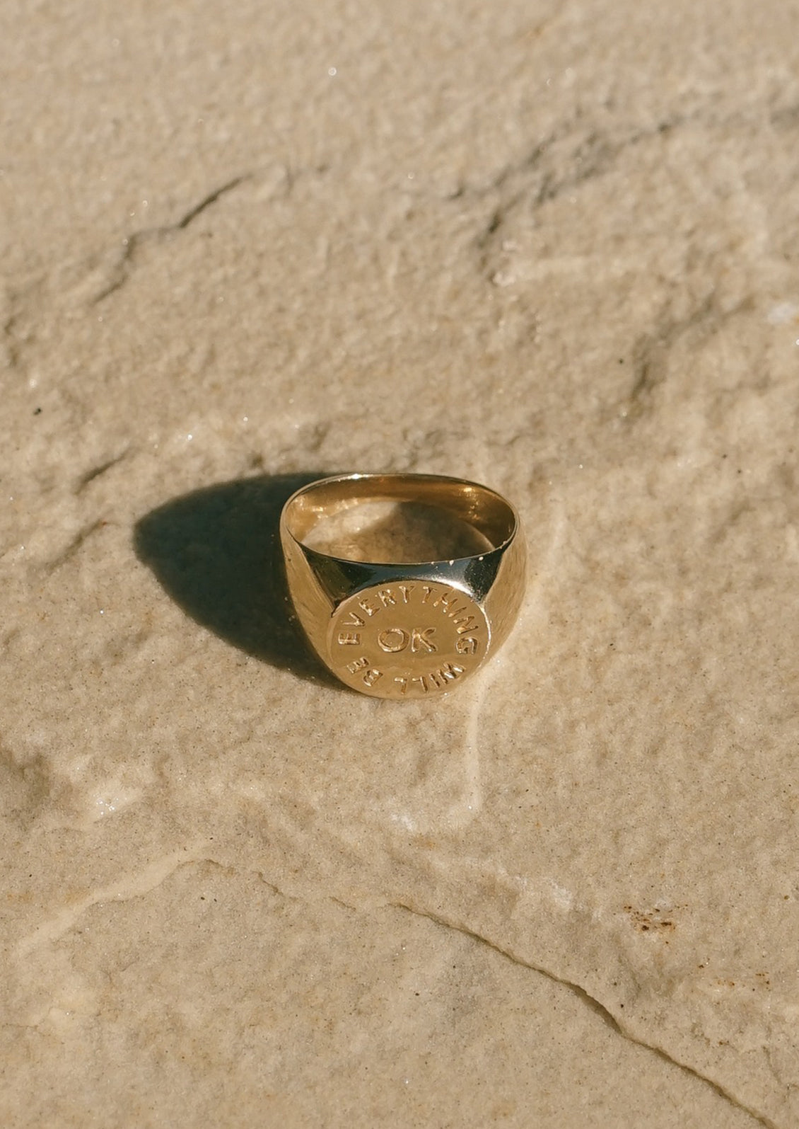 Everything Will Be Ok Signet Ring