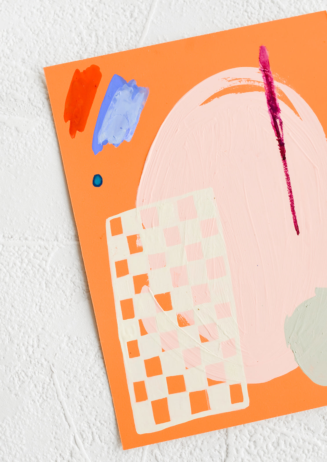 Textural detail of original abstract painting.