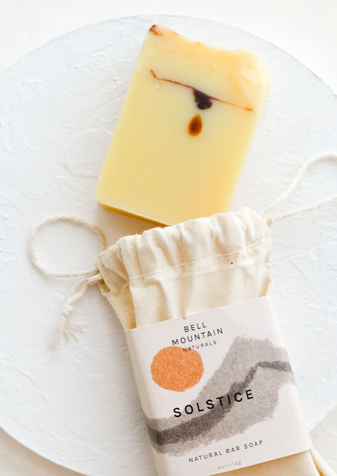 A bar soap named "Solstice".
