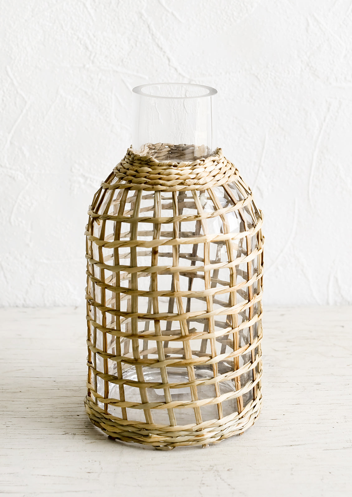 Caged Seagrass Vase