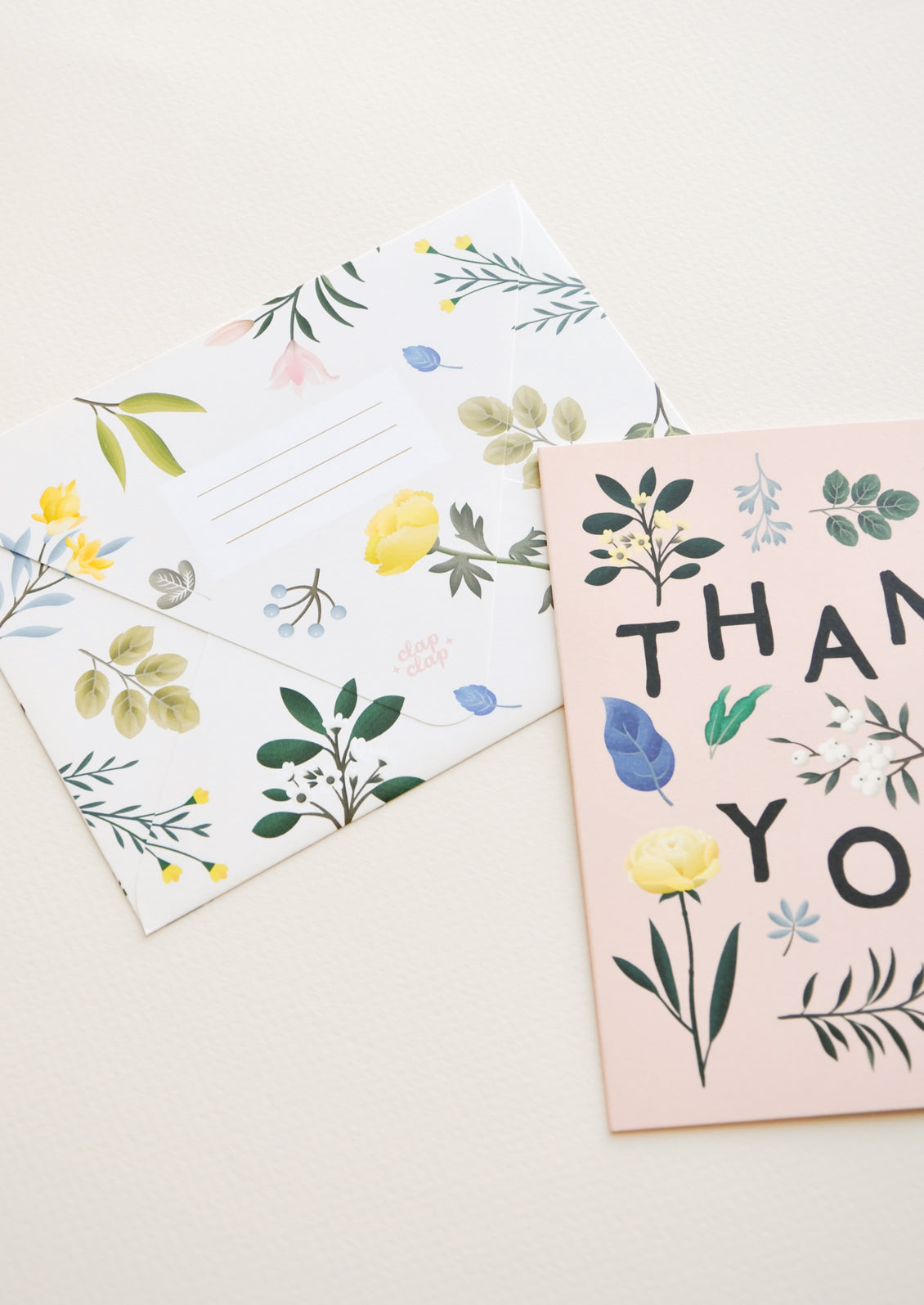 Botanical Floral Thank You Card in  - LEIF
