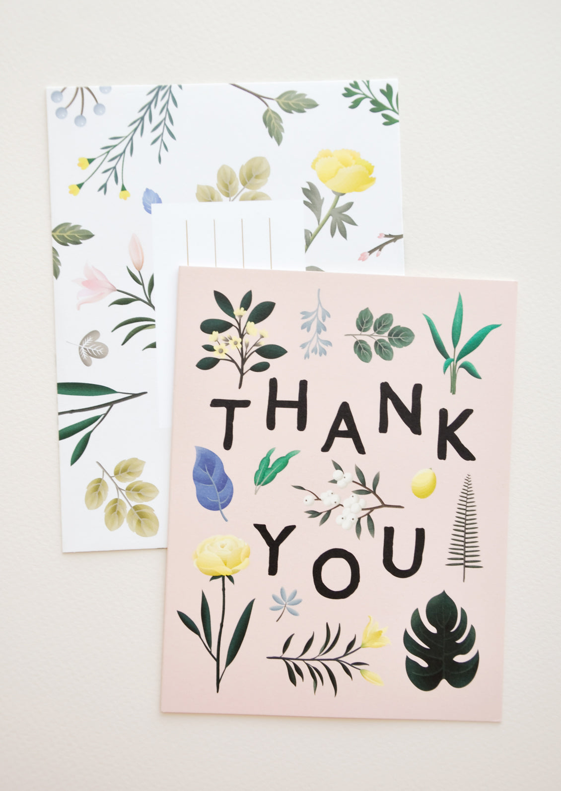 Botanical Floral Thank You Card in  - LEIF