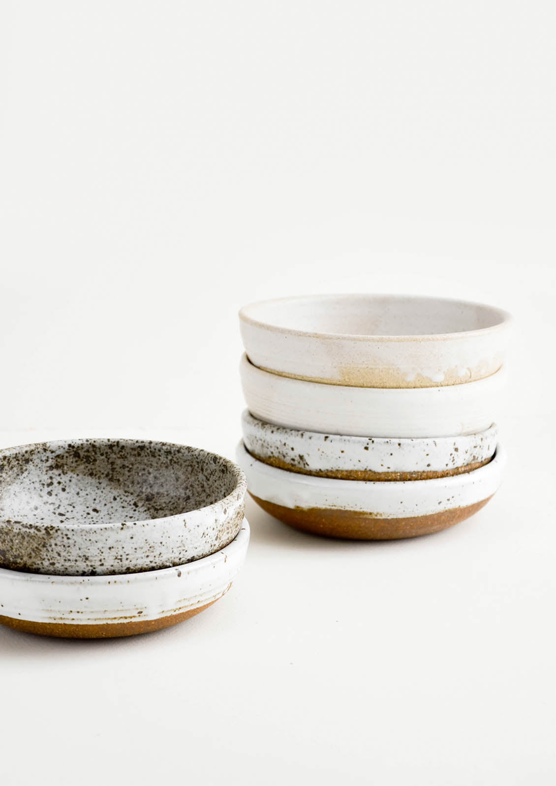 Rustic Ceramic Yogurt Bowls in Assorted Glazes - LEIF