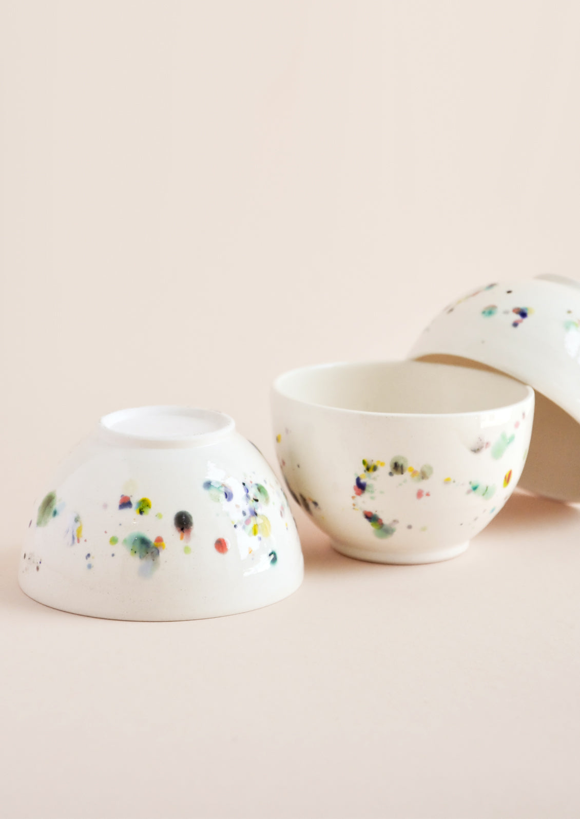 Confetti Ceramic Ice Cream Bowl in  - LEIF