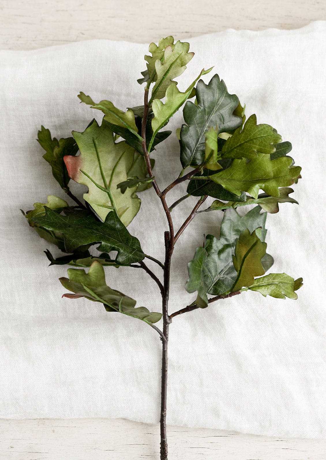 A faux oak stem.