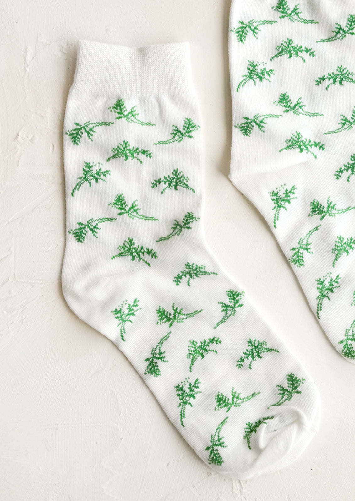 Fern Print Socks
