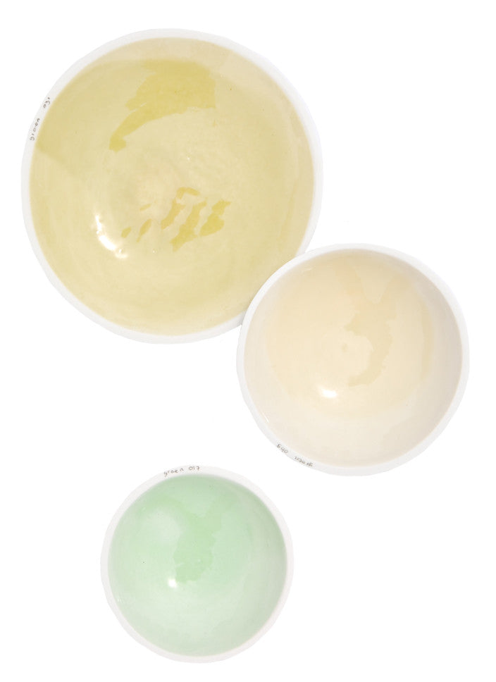 Glaze Study Dish Set in Greens - LEIF