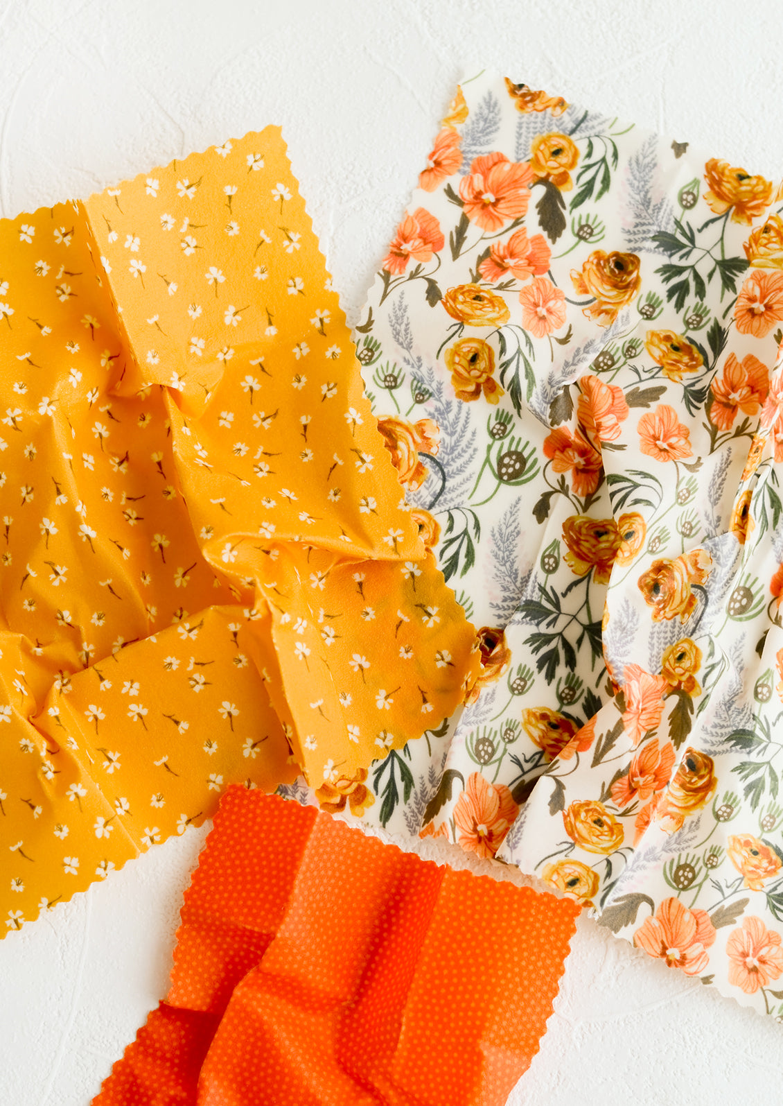 Floral Print Beeswax Wrap