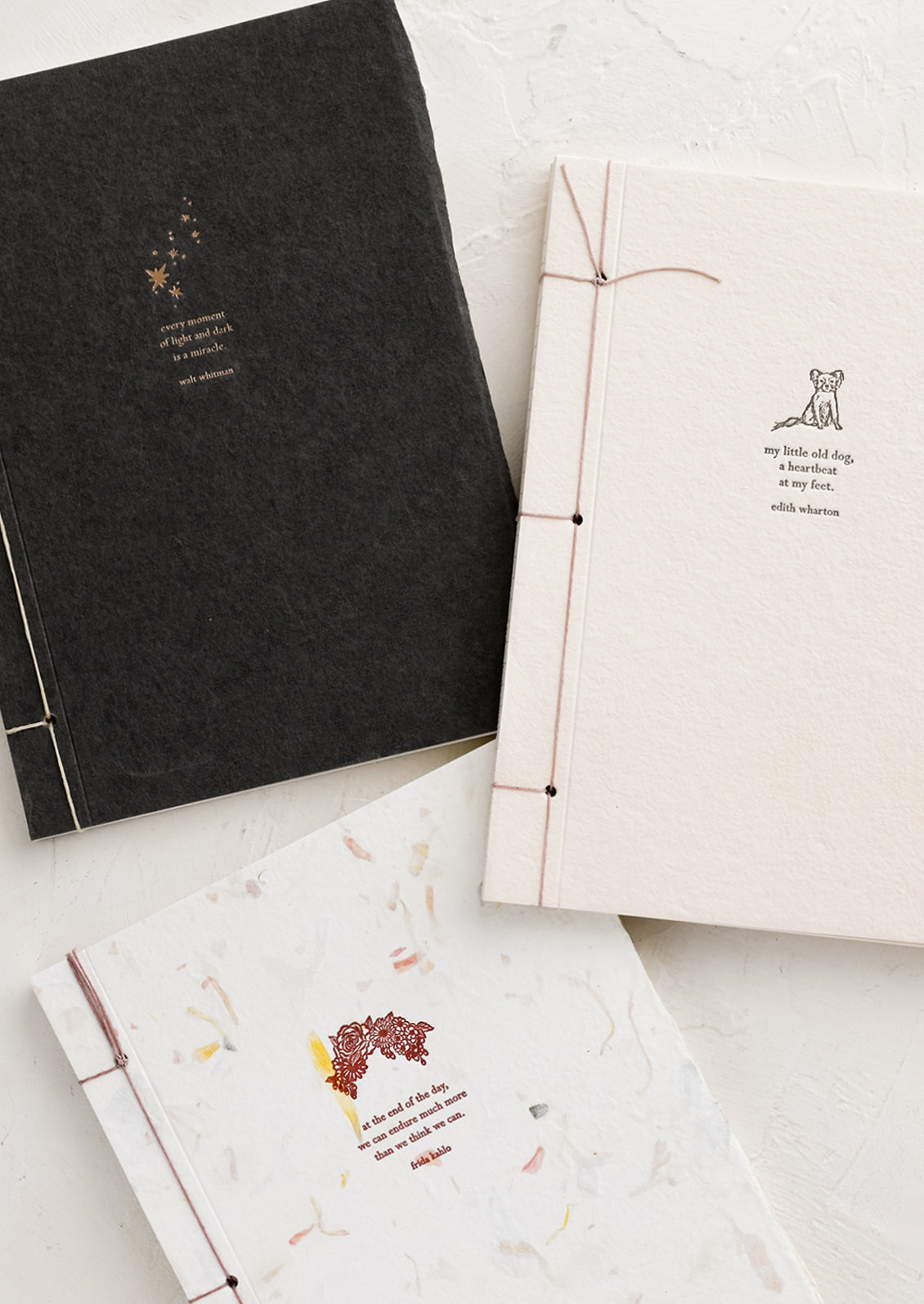 Quote printed journals.